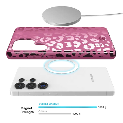 Pink Ruby Leopard Samsung Case