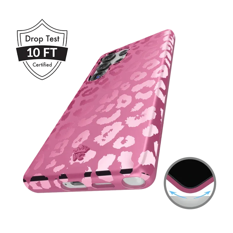 Pink Ruby Leopard Samsung Case