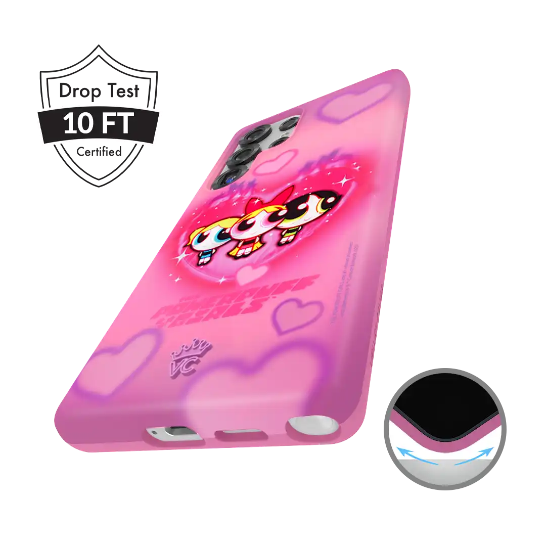 The Powerpuff Girls Airbrush Hearts Samsung Case