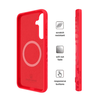 Red Hot Leopard Samsung Case