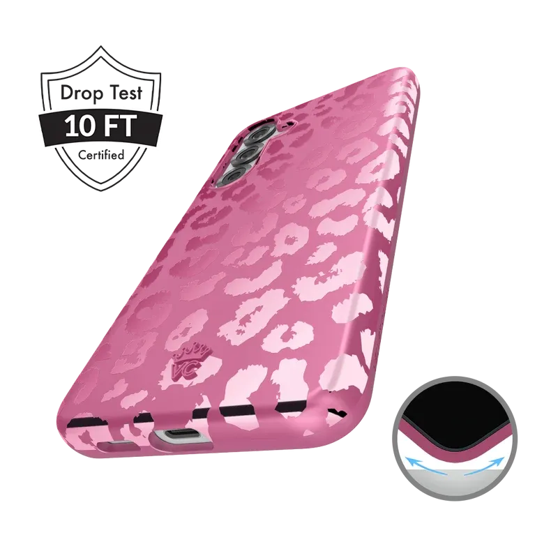 Pink Ruby Leopard Samsung Case