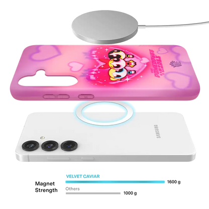 The Powerpuff Girls Airbrush Hearts Samsung Case