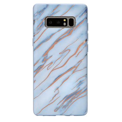 Sky Blue Rose Gold Chrome Samsung Galaxy Case