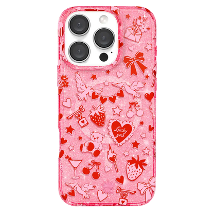 Be Mine Glitter iPhone Case