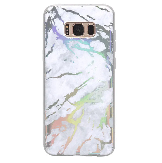 Holo White Marble Samsung Galaxy Case